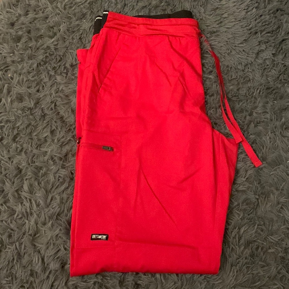 Red Grey’s Anatomy Scrub Pants